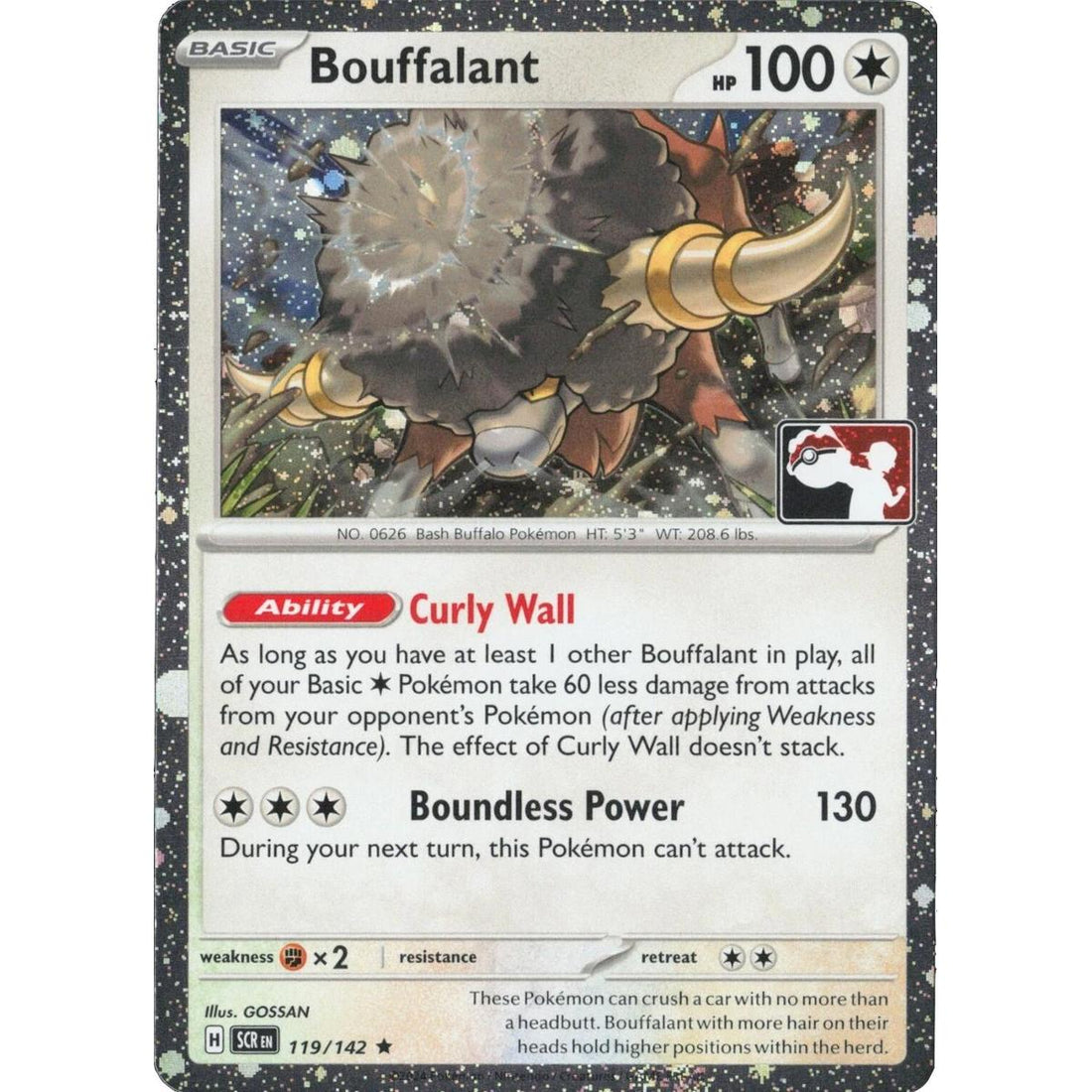 Bouffalant - 119/142 (Cosmos Holo)