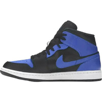 Jordan 1 Mid "Hyper Royal Tumbled Leather"