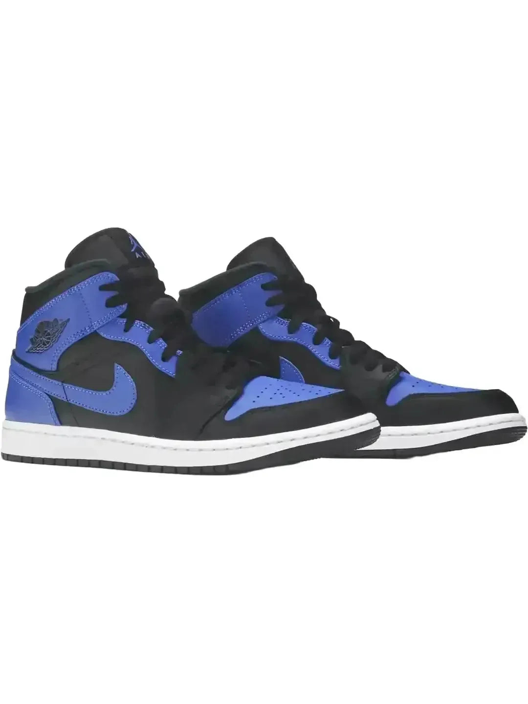 Jordan 1 Mid "Hyper Royal Tumbled Leather"
