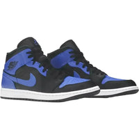 Jordan 1 Mid "Hyper Royal Tumbled Leather"