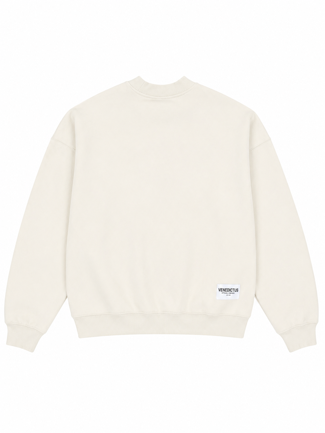 Venedictus Cream Blank Crewneck
