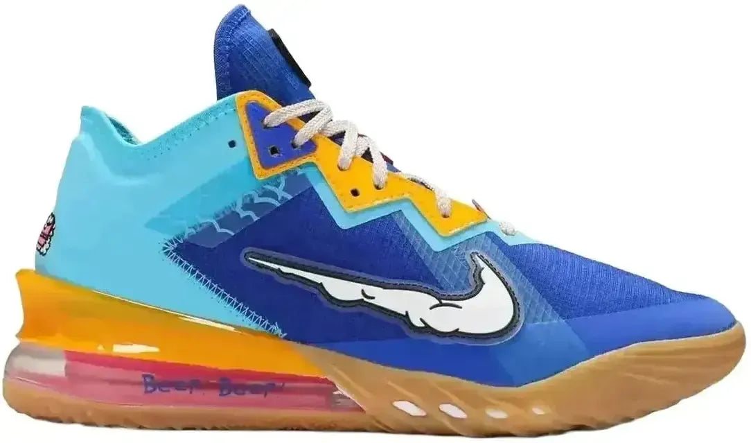Nike LeBron 18 Low Wile E. vs Roadrunner Space Jam