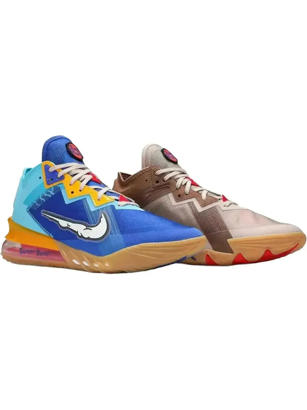 Nike LeBron 18 Low Wile E. vs Roadrunner Space Jam