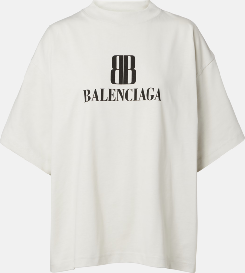 Balenciaga Nano BB tee White