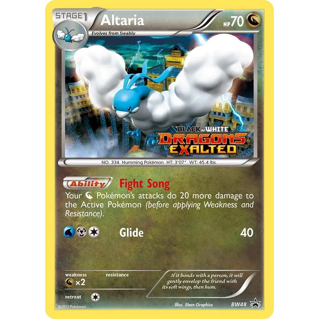 Altaria - BW48 (Prerelease)