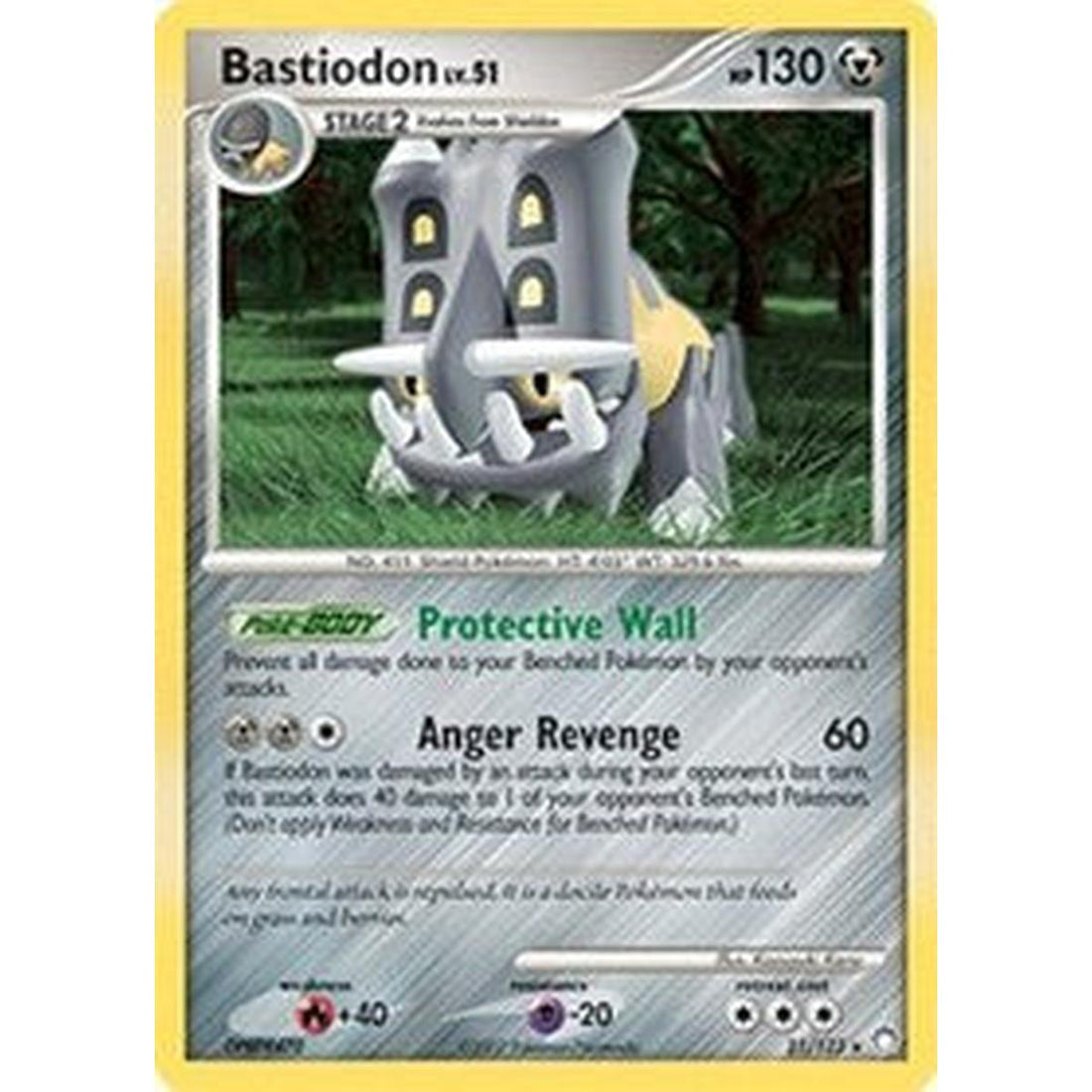 Bastiodon - 21/123 (DP Mysterious Treasures)