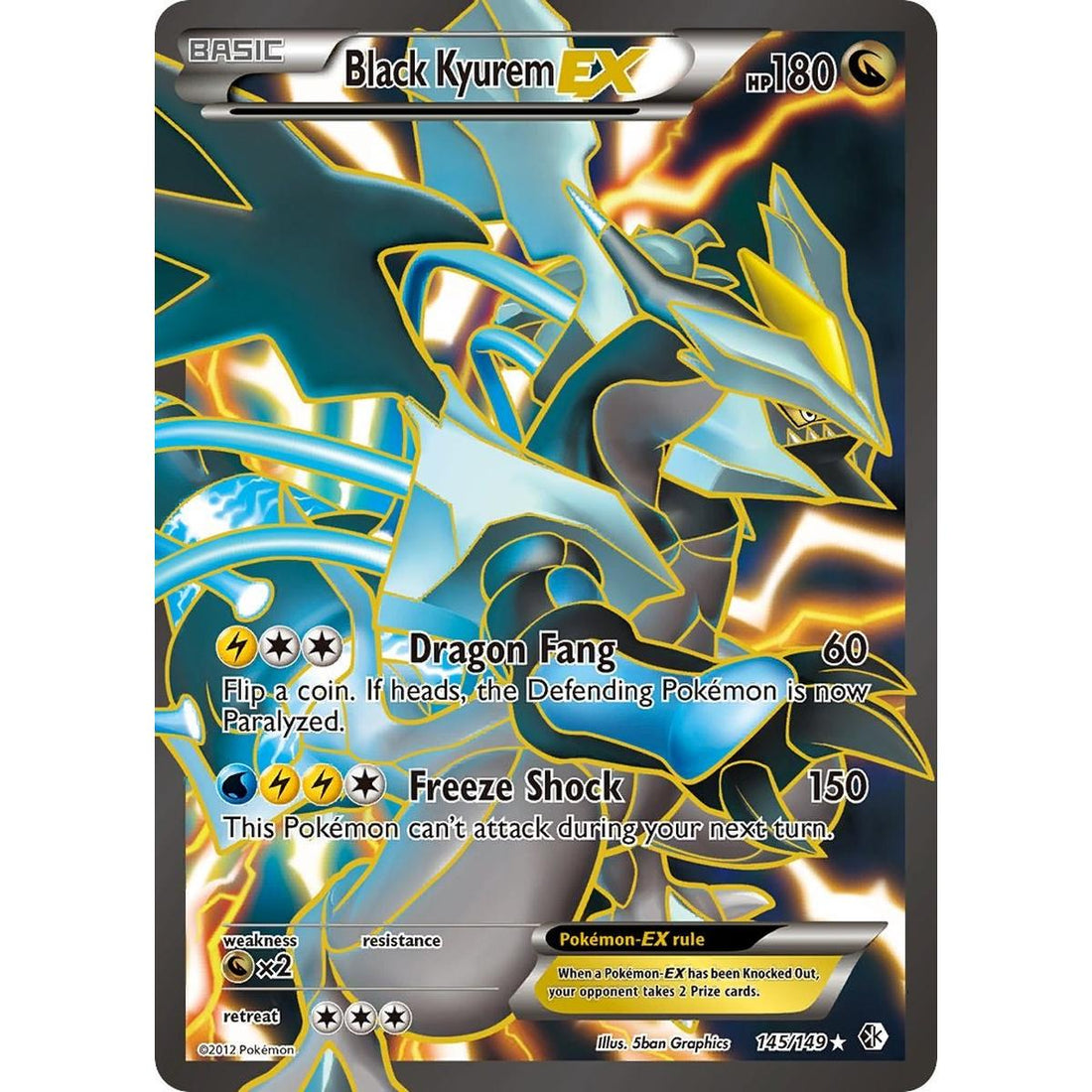 Black Kyurem EX (145 Full Art)