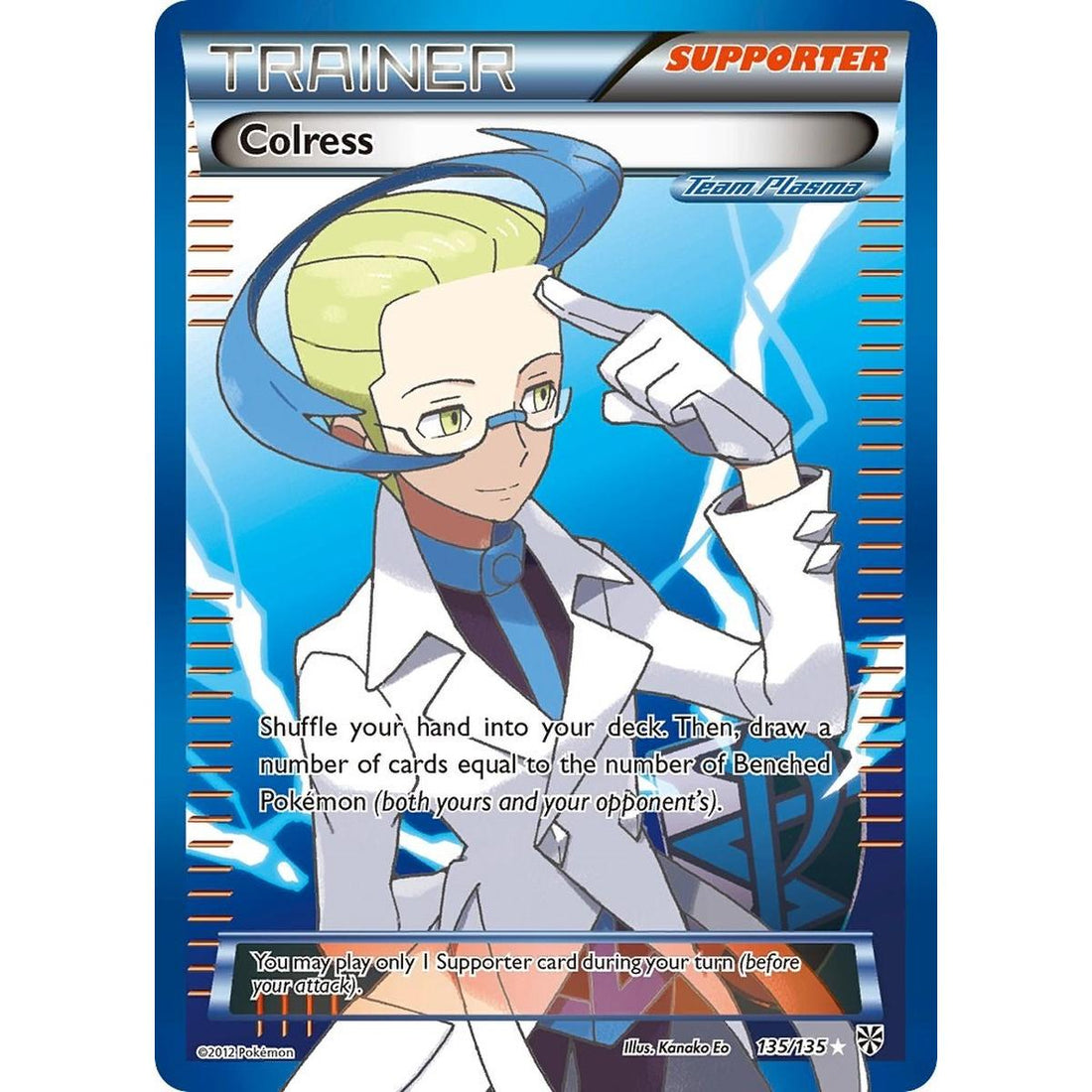 Colress (Team Plasma) (135 Full Art)