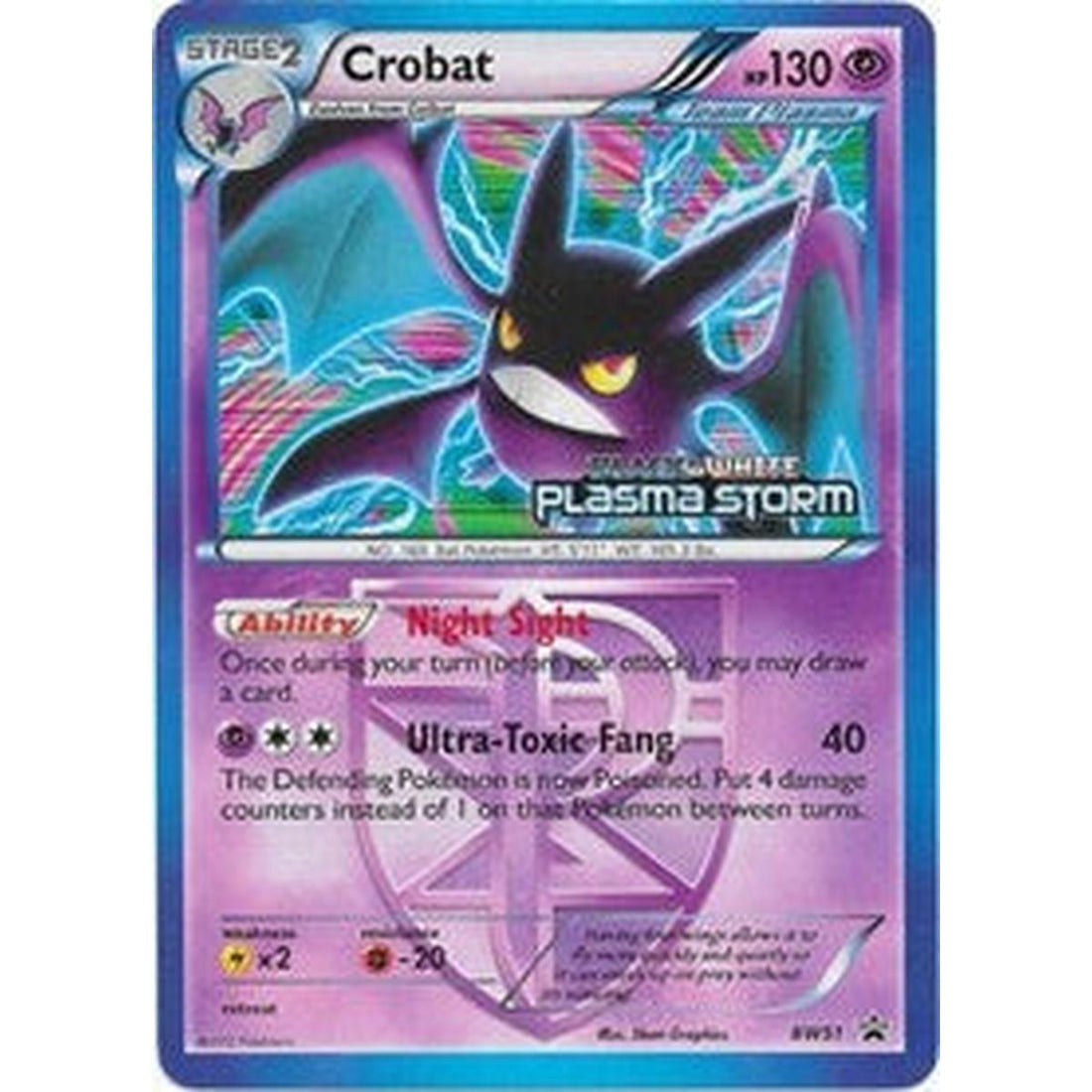 Crobat - BW51 (Team Plasma) (Prerelease)