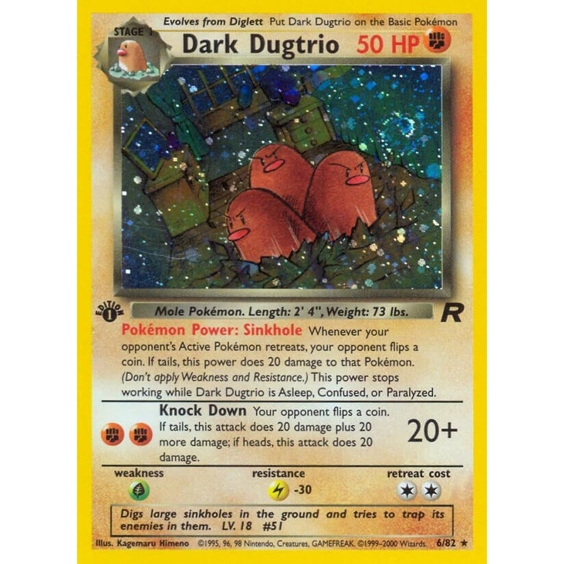 Dark Dugtrio (6)