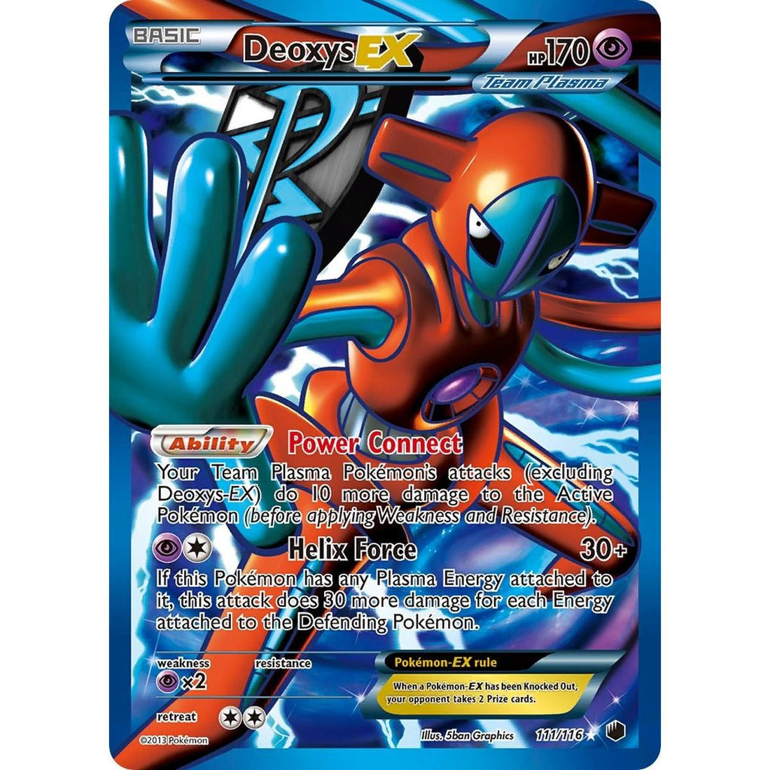 Deoxys EX (Team Plasma) (Full Art)