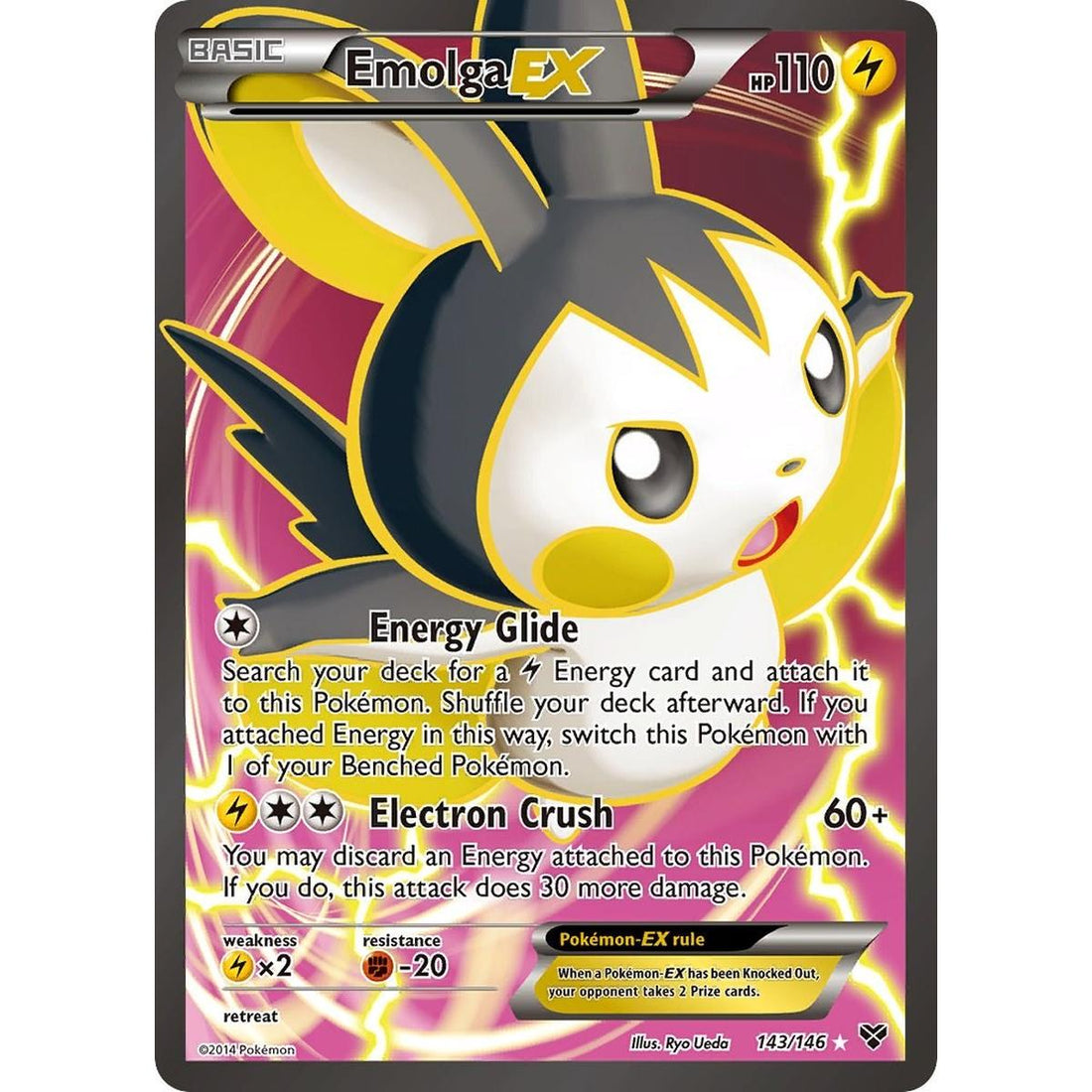 Emolga EX (143 Full Art)