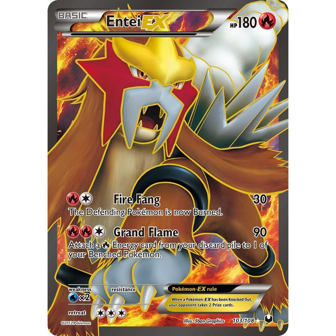 Entei EX (103 Full Art)