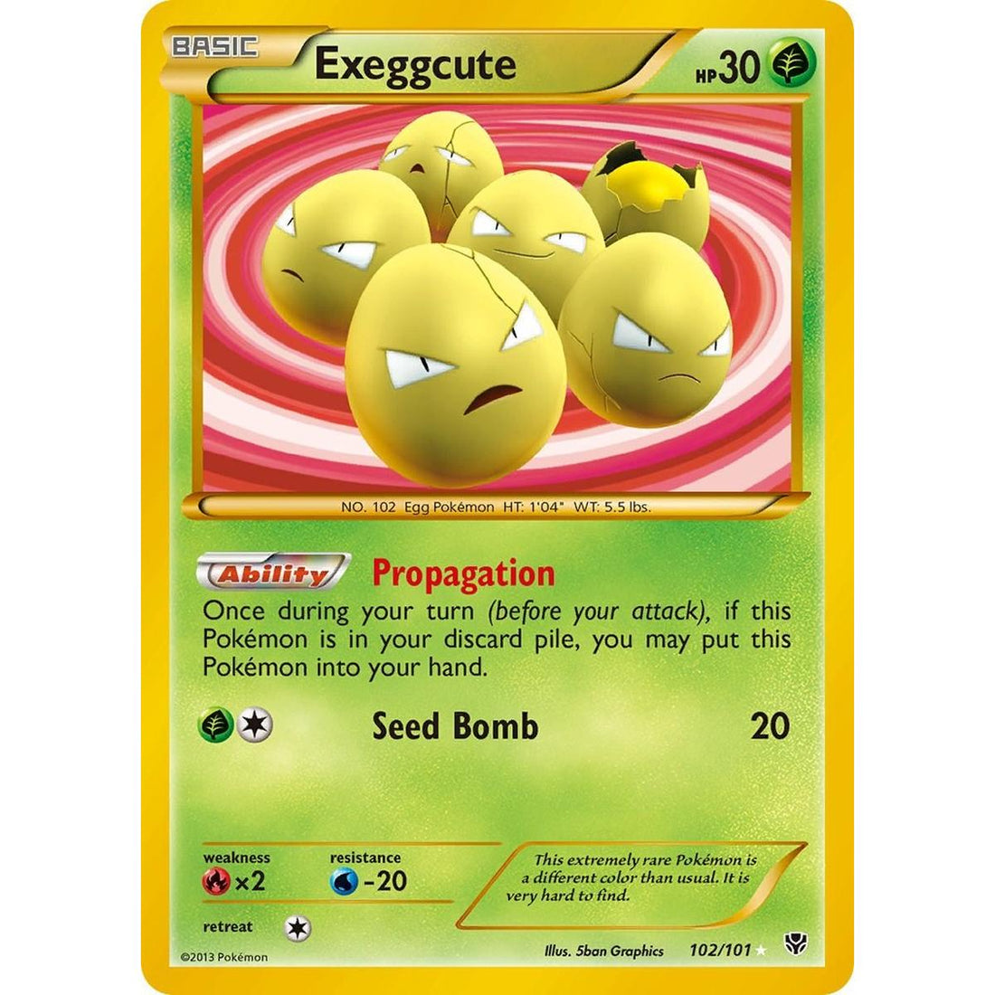 Exeggcute (102 Secret Rare)