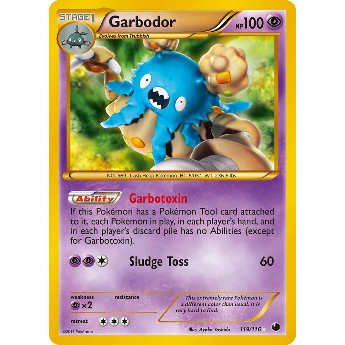 Garbodor (119 Secret Rare)