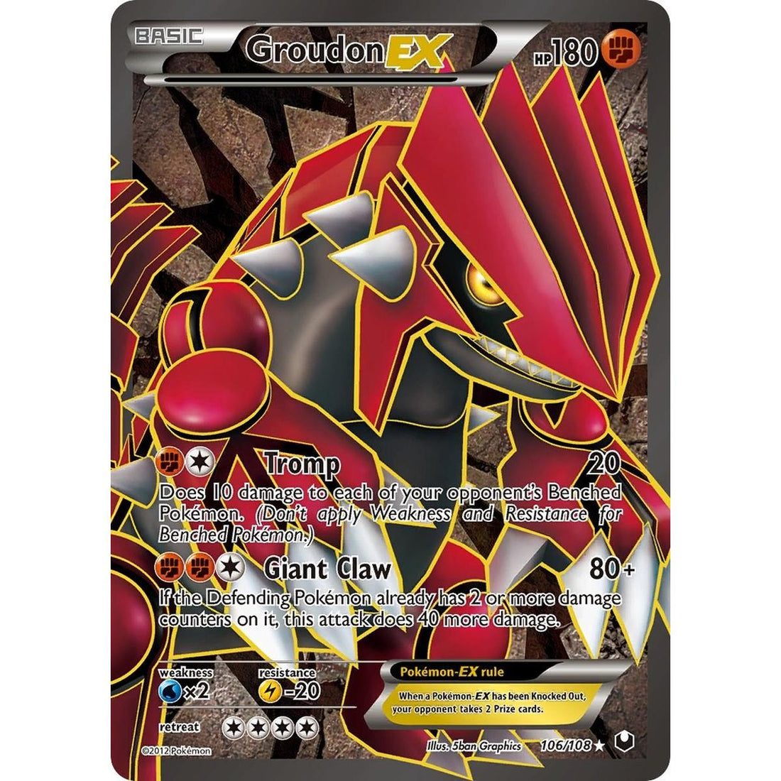 Groudon EX (106 Full Art)