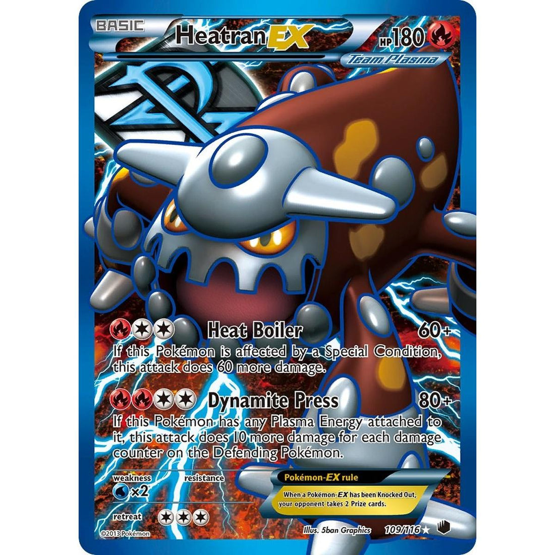 Heatran EX (Team Plasma) (Full Art)