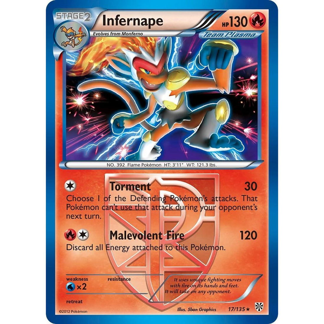 Infernape (Team Plasma)