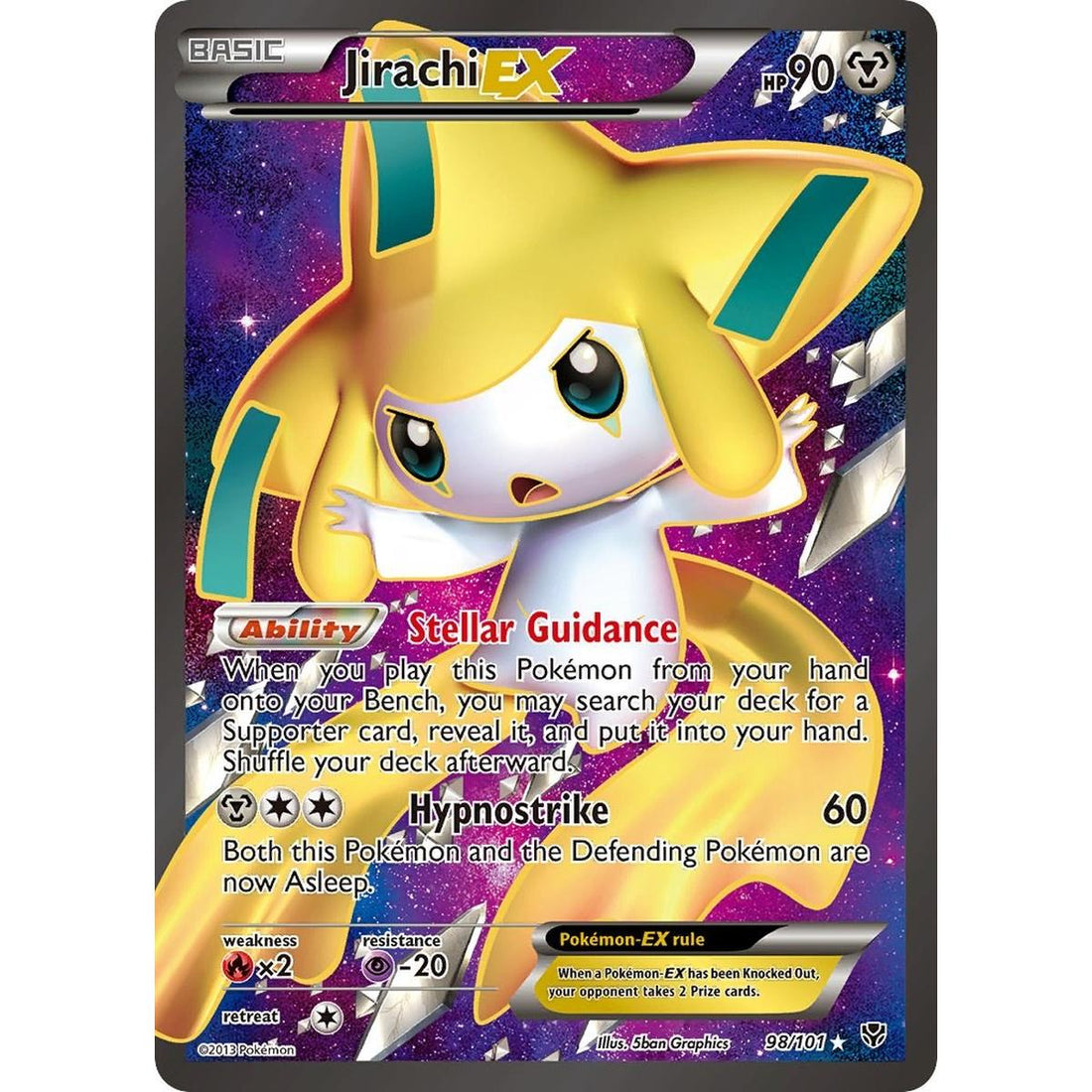 Jirachi EX (98 Full Art)