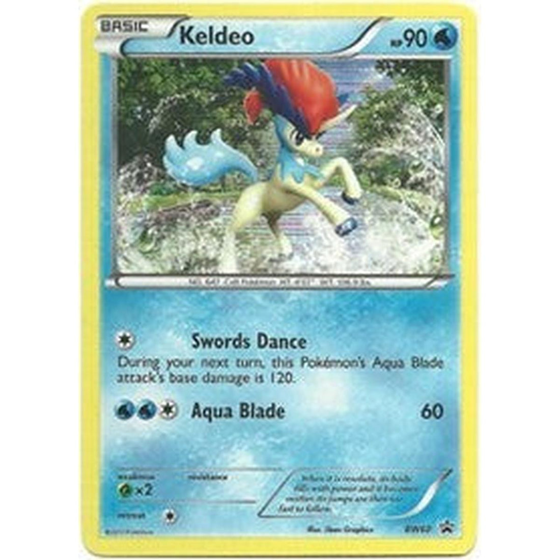 Keldeo - BW60 (Tinsel Holo)