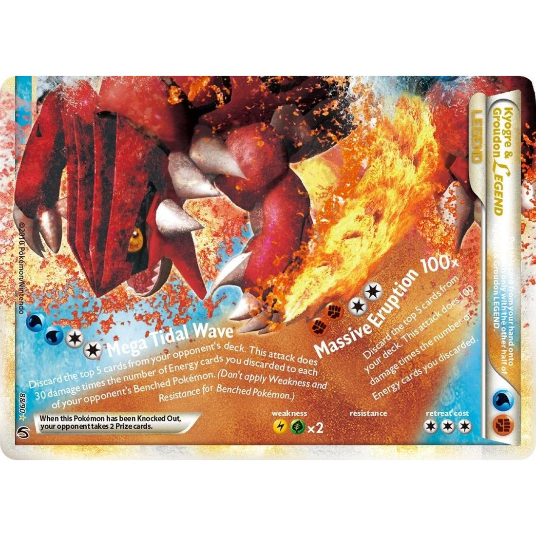 Kyogre & Groudon Legend (Bottom)