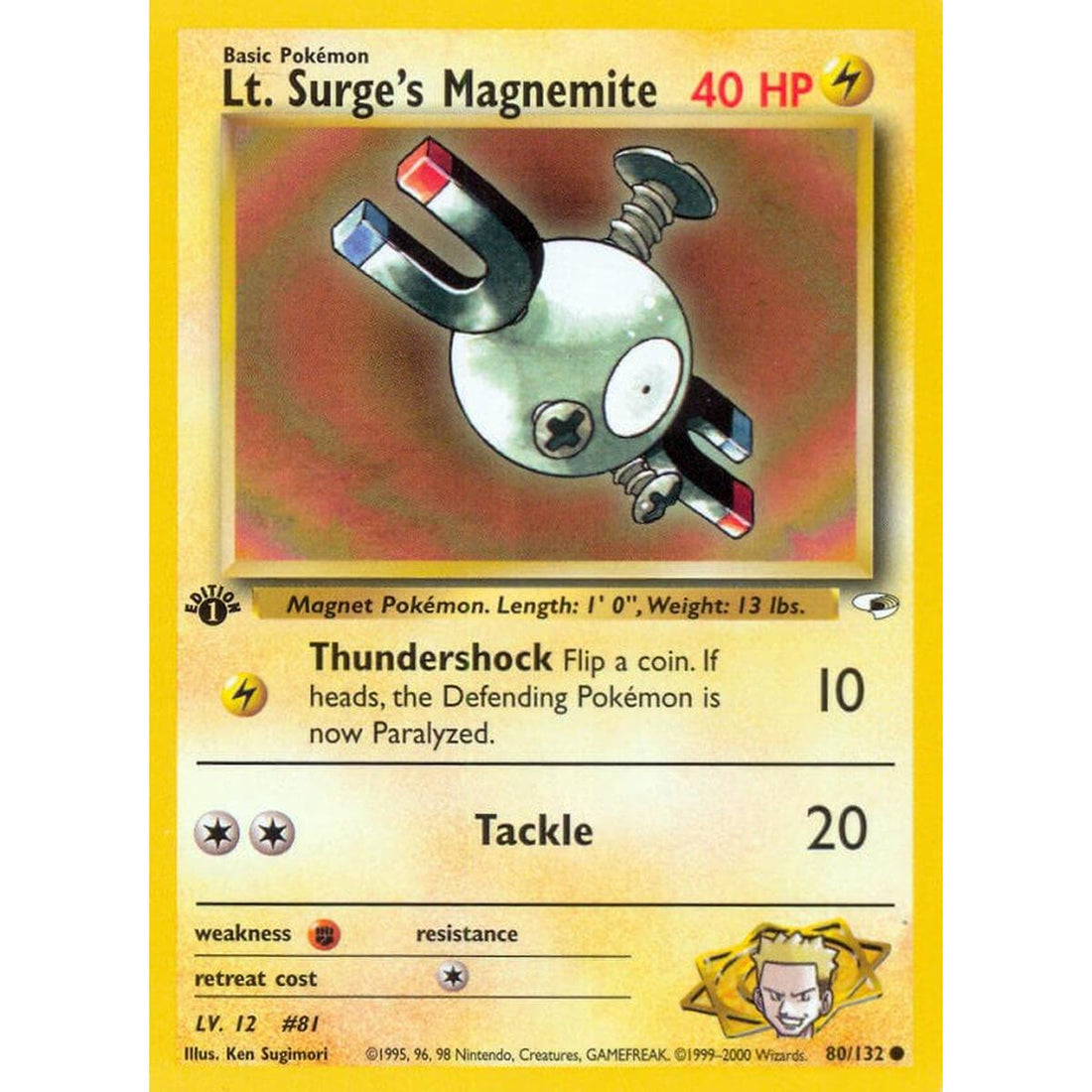 Lt. Surge's Magnemite (80)