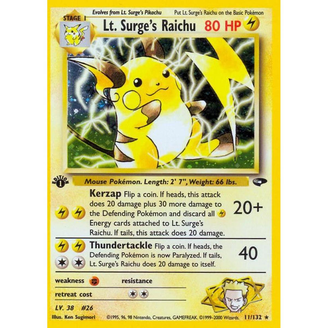 Lt. Surge's Raichu
