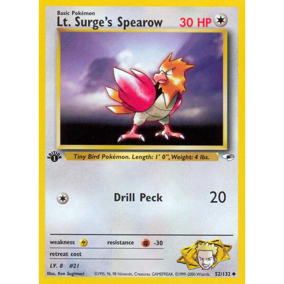 Lt. Surge's Spearow (52)