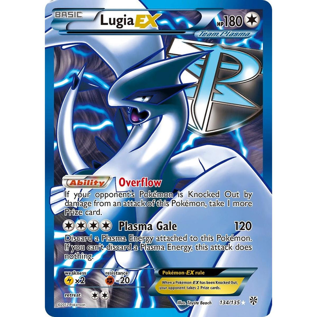 Lugia EX (Team Plasma) (134 Full Art)