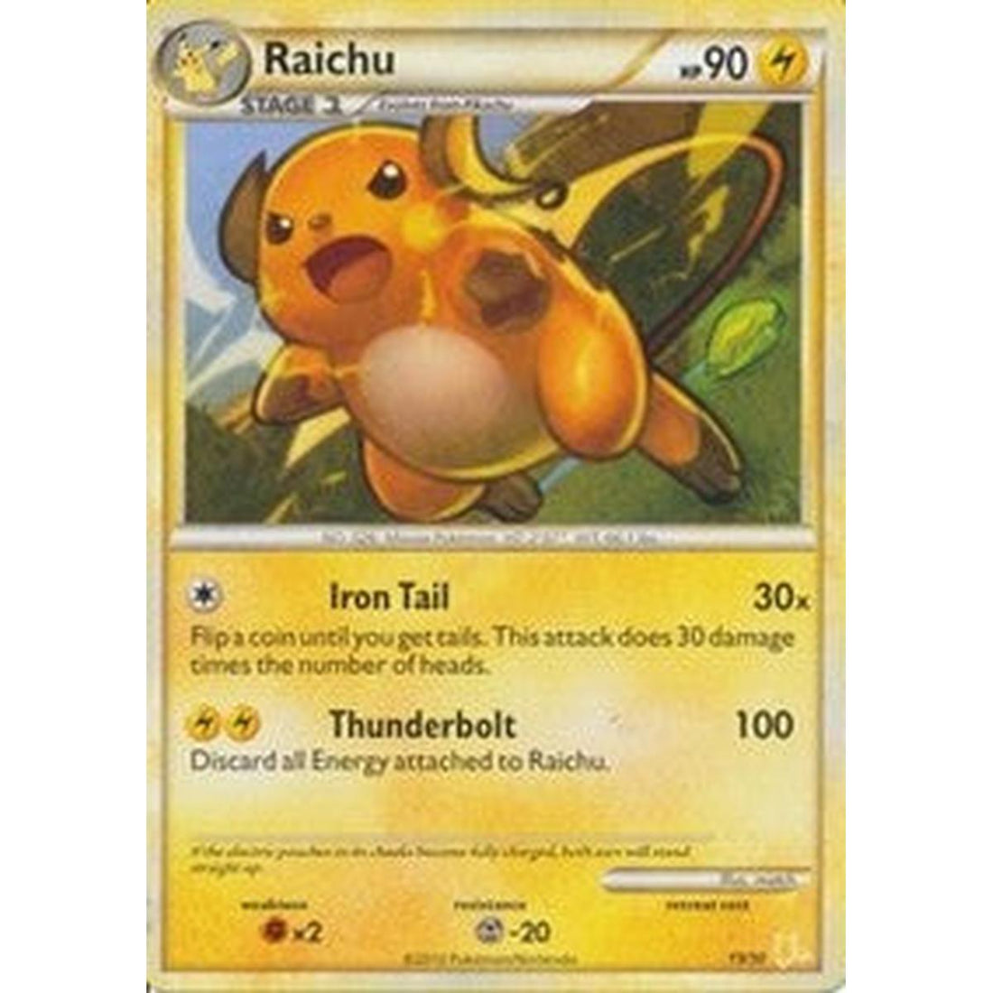 Raichu (#19 Non-Holo)