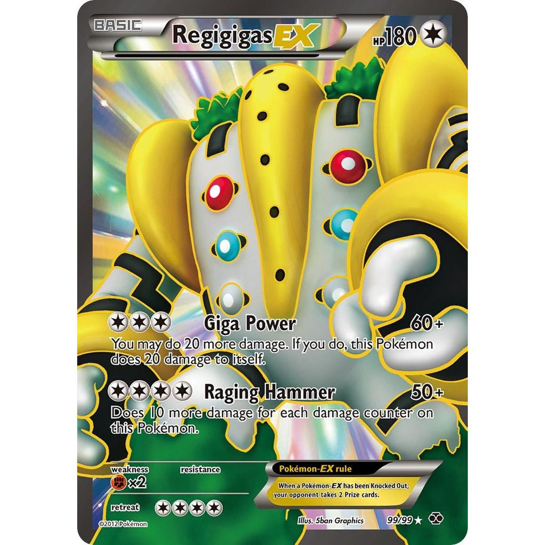 Regigigas EX (99 Full Art)