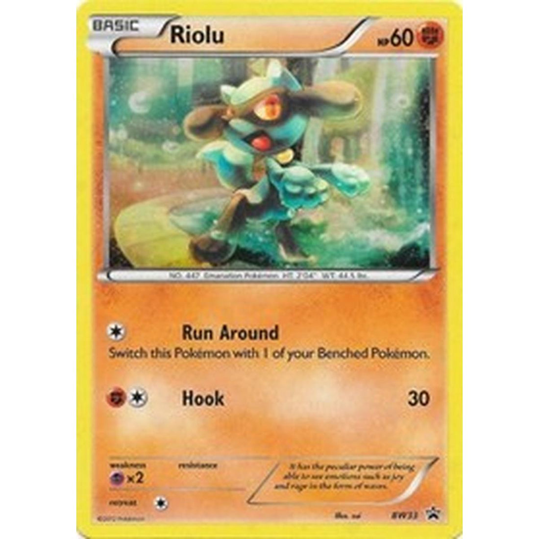 Riolu - BW33 (Cosmos Holo)