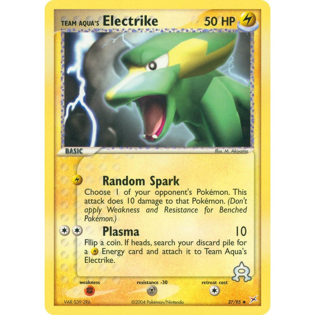 Team Aqua's Electrike - 27/95
