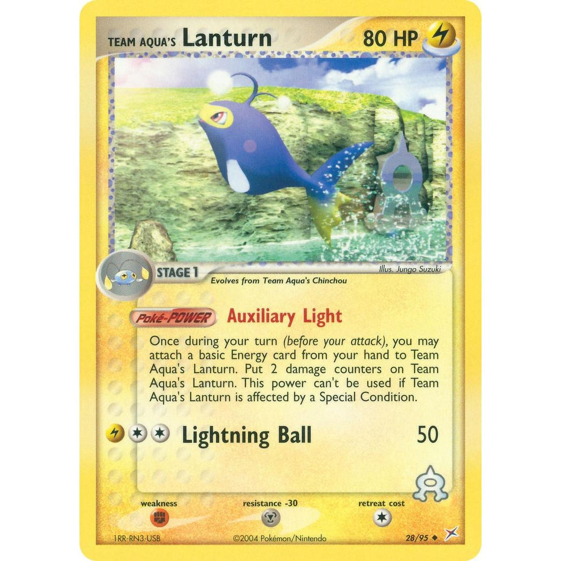 Team Aqua's Lanturn