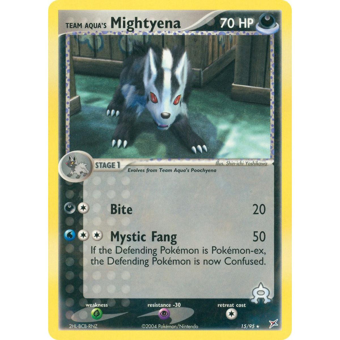 Team Aqua's Mightyena - 15/95