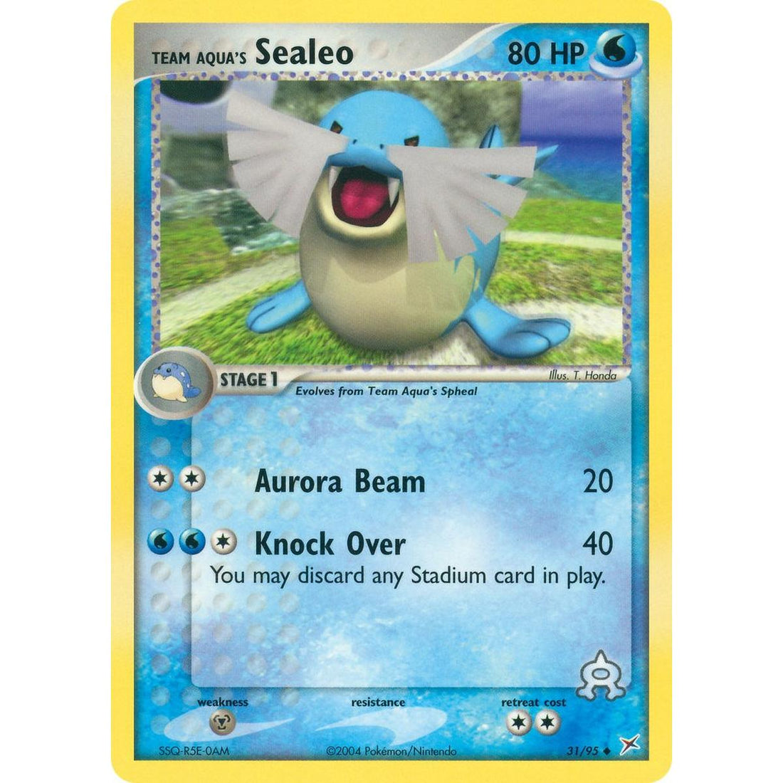 Team Aqua's Sealeo - 31/95