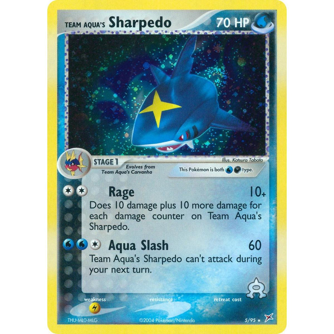 Team Aqua's Sharpedo - 5/95