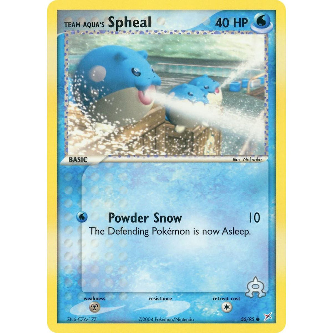 Team Aqua's Spheal - 56/95