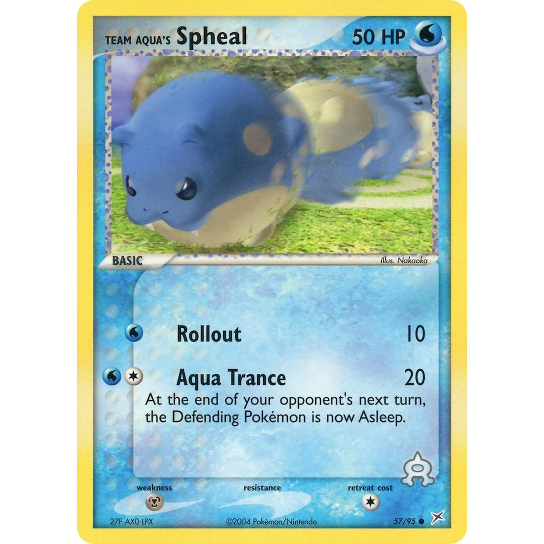 Team Aqua's Spheal - 57/95