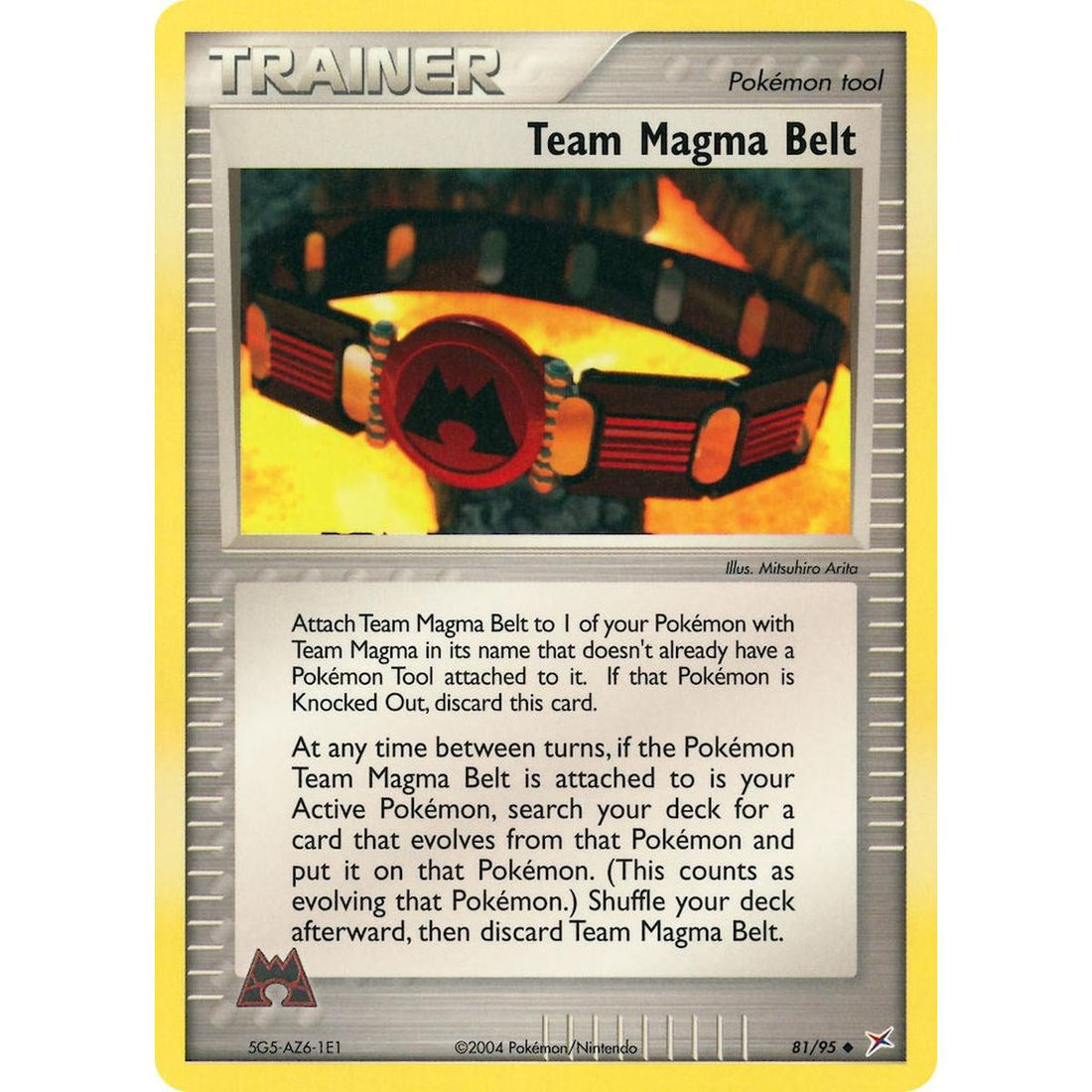 Team Magma Belt