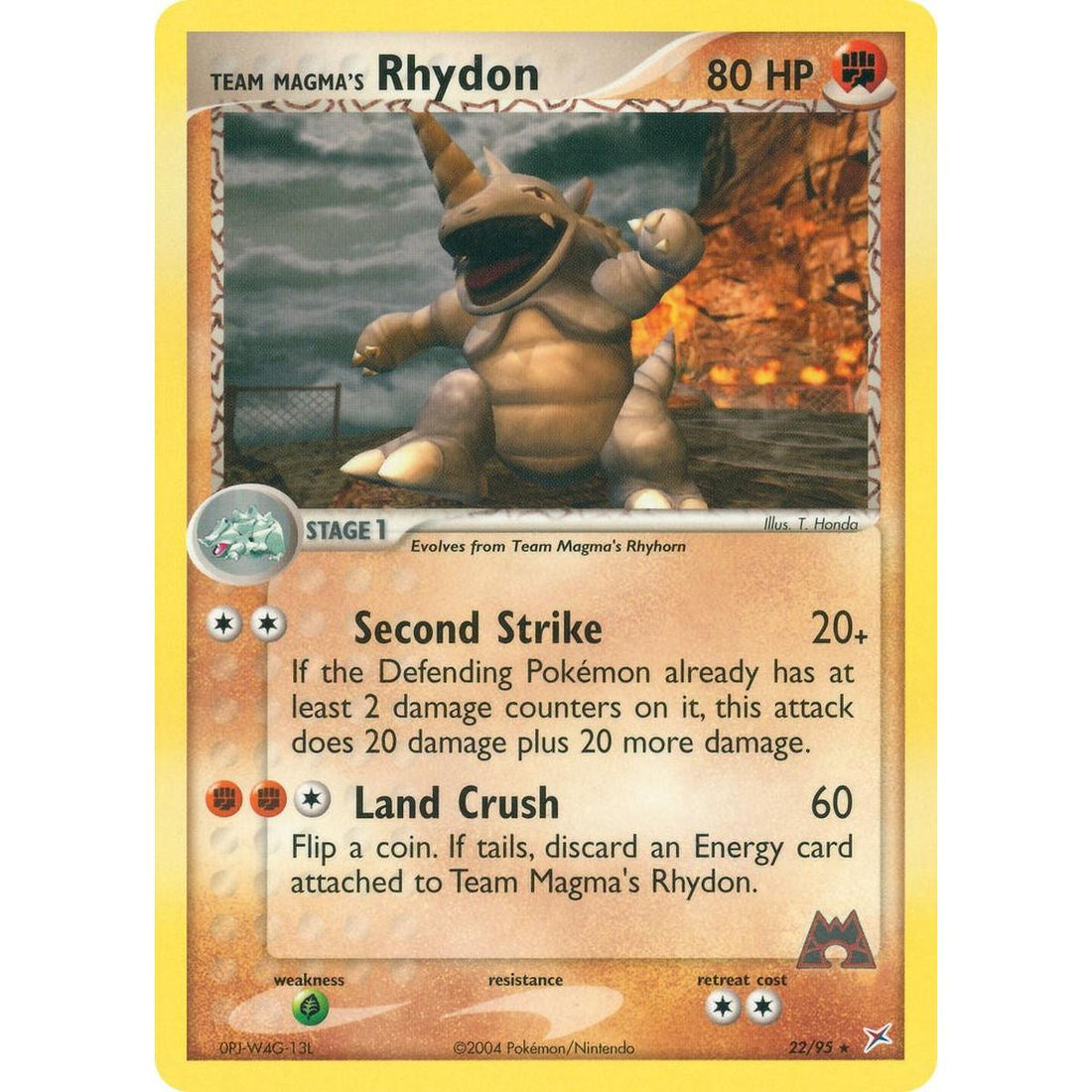 Team Magma's Rhydon - 22/95