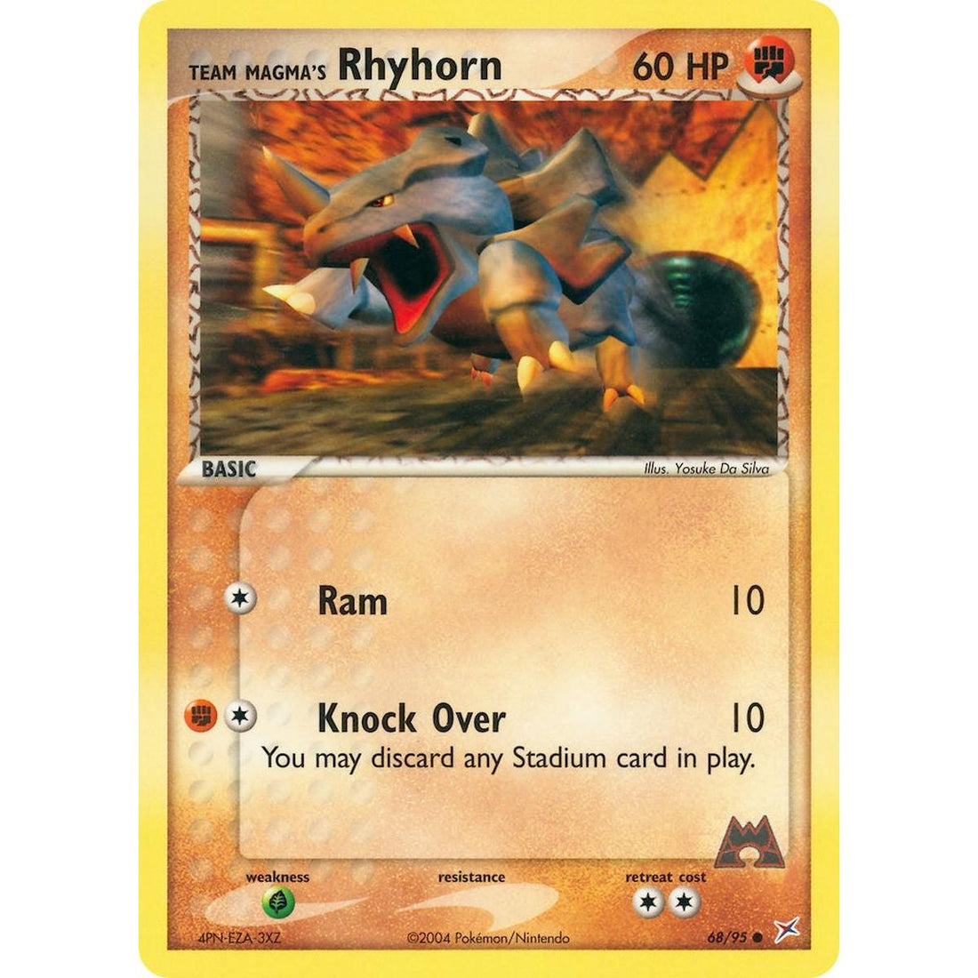 Team Magma's Rhyhorn - 68/95