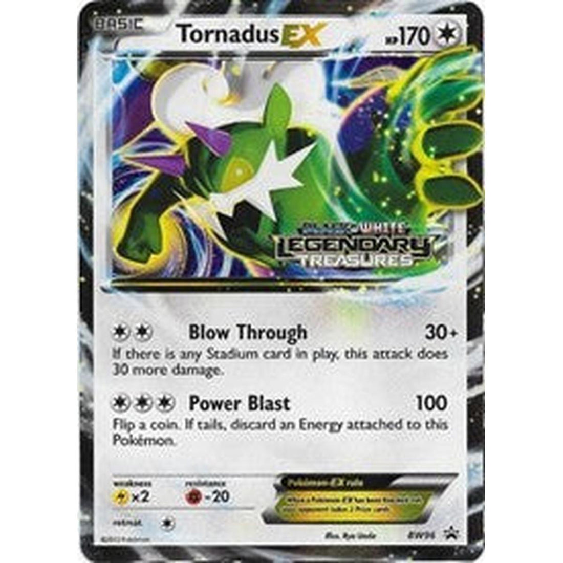Tornadus EX - BW96 (Prerelease)