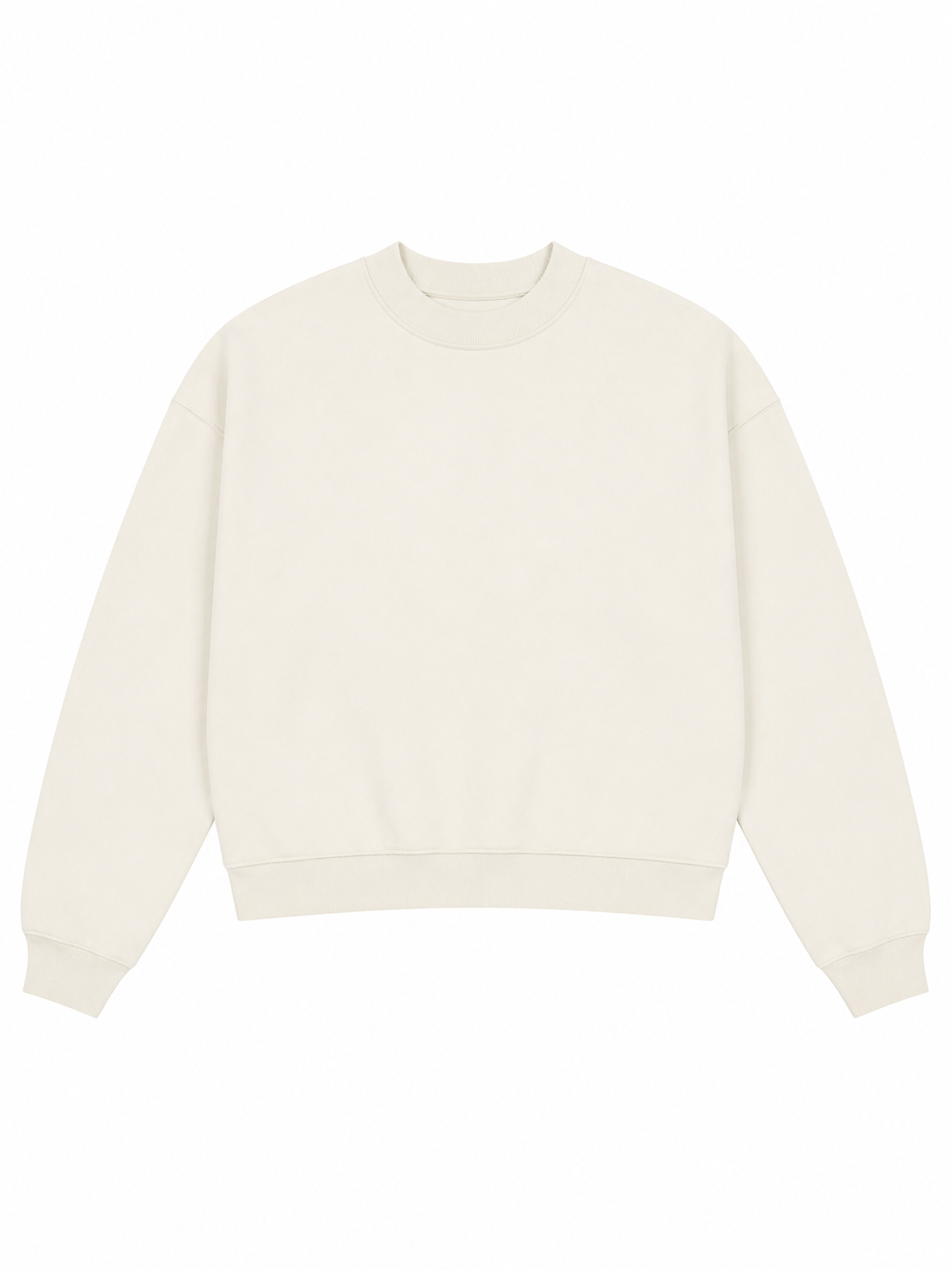 Venedictus Cream Blank Crewneck