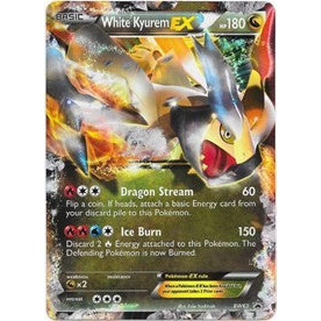White Kyurem EX - BW63