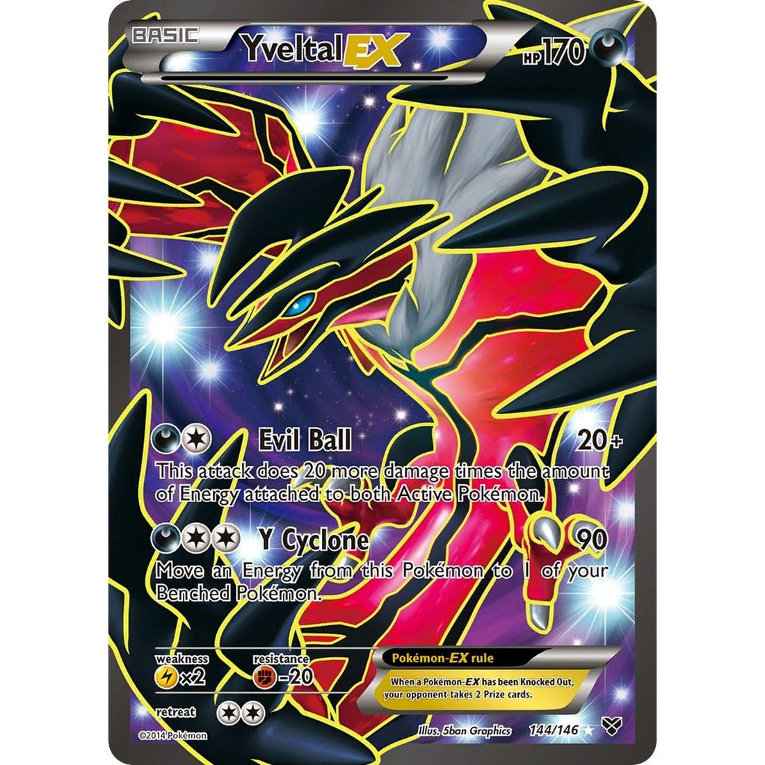 Yveltal EX (144 Full Art)