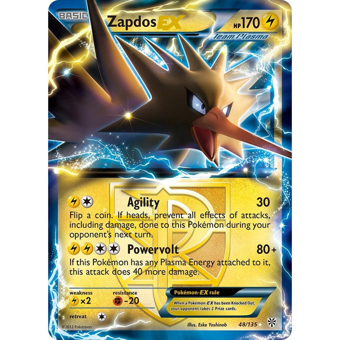 Zapdos EX (Team Plasma)