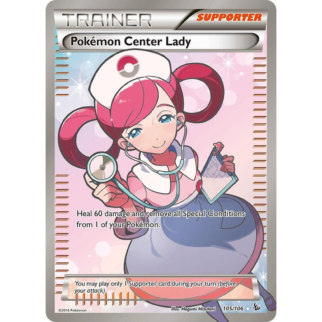 Pokemon Center Lady (105 Full Art)