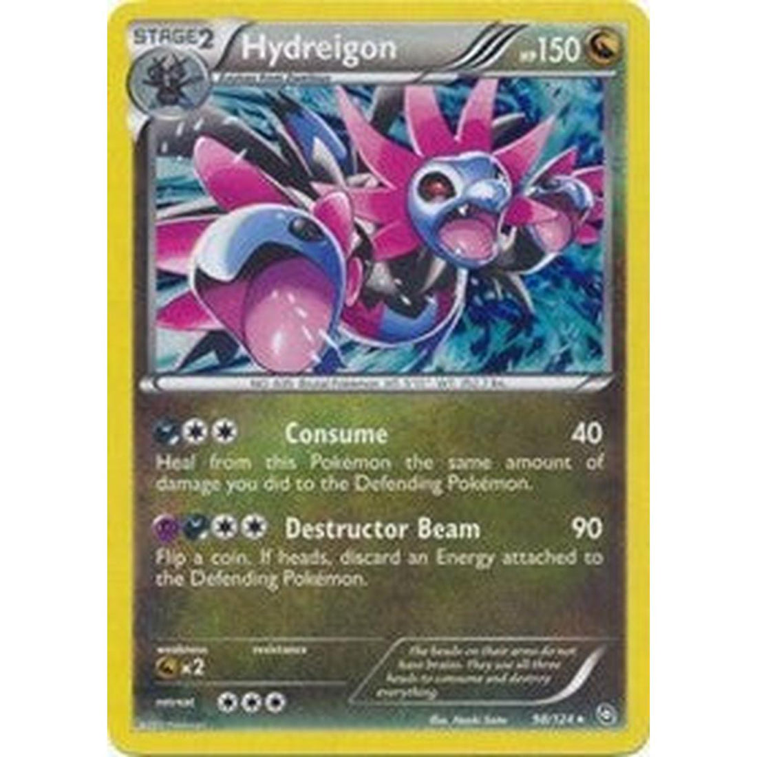 Hydreigon - 98/124 (Cracked Ice Holo)