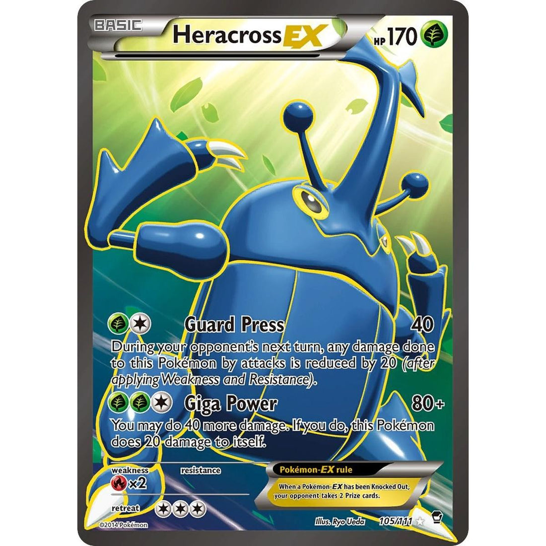Heracross EX (105 Full Art)